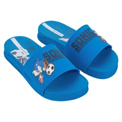 Chinelo Slide Infantil Ipanema Sonic Player - 27534 - Azul/azul - Atacado