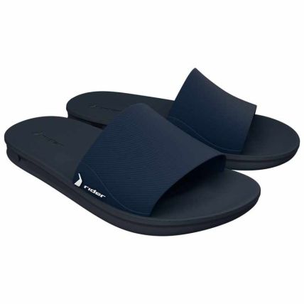 Chinelo Slide Infantil Rider Feel - 12683 - Azul/azul/branco - Atacado