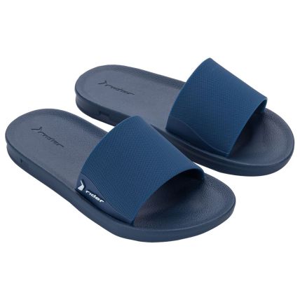 Chinelo Slide Infantil Rider Feel - 12683 - Azul/azul/branco - Atacado