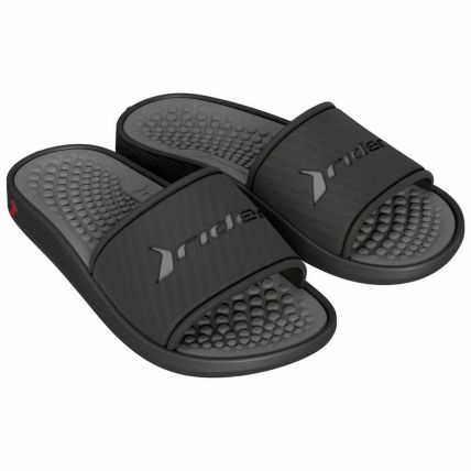 Chinelo Slide Infantil Rider Pump - 11784 - Preto/preto/cinza - Atacado