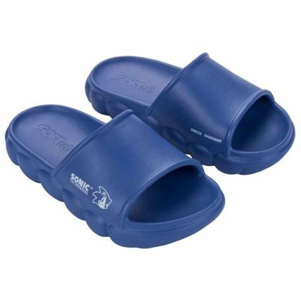 Chinelo Slide Infantil Sonic Soft De - 23559 - Azul/branco - Atacado