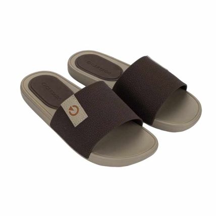 Chinelo Slide Masculino Cartago Dakar Iv - 12626 - Bege/marrom - Atacado