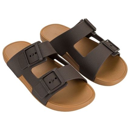 Chinelo Slide Masculino Cartago Milão Core - 12800 - Castor/marrom - Atacado