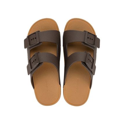 Chinelo Slide Masculino Cartago Milão Core - 12800 - Castor/marrom - Atacado