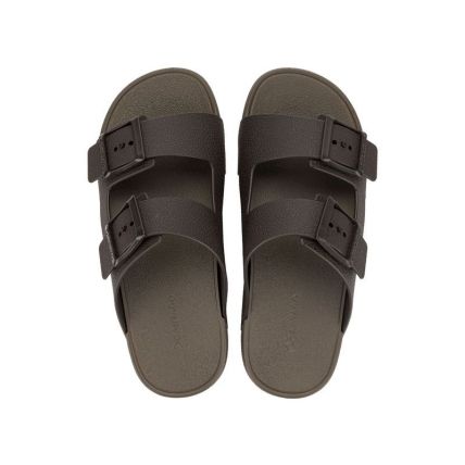Chinelo Slide Masculino Cartago Milão Core - 12800 - Marrom/marrom - Atacado
