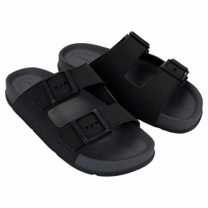 Chinelo Slide Masculino Cartago Milão Iii - 12619 - Cinza/preto - Atacado