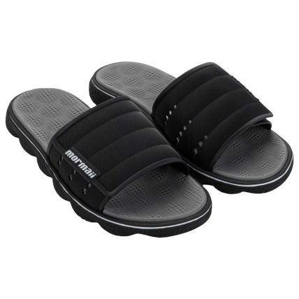 Chinelo Slide Masculino Mormaii Ocean - 12771 - Preto/cinza - Atacado
