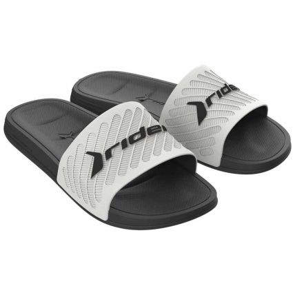 Chinelo Slide Masculino Rider Free Ii - 12323 - Preto/branco - Atacado