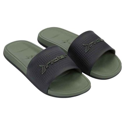 Chinelo Slide Masculino Rider Free Iii - 12703 - Verde/preto - Atacado