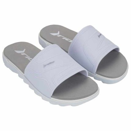 Chinelo Slide Masculino Rider Rw Plus - 12441 - Branco/branco/cinza - Atacado