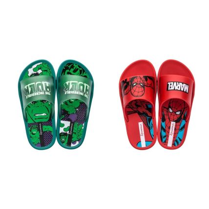 Chinelo Slide Infantil Ipanema Marvel Legends - 27009 - Cores Diversas - Atacado