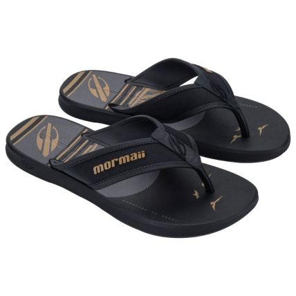 Chinelo Masculino Mormaii Wave Iii - 12565 - Preto/bege/grafite - Atacado