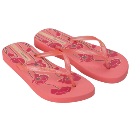 Chinelo Feminino Ipanema Oasis - 26571 - Rosa/rosa Perolado (Bi932) - Atacado