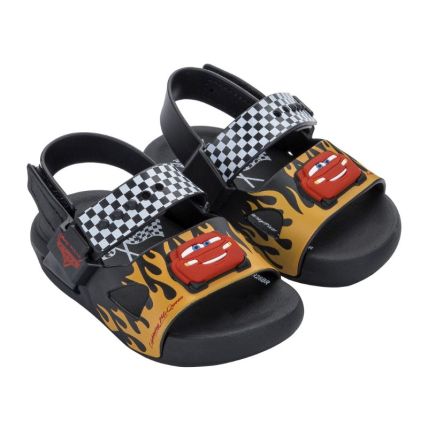 Sandalia Baby Disney Swift - 23378 - Preto/amarelo/preto - Atacado