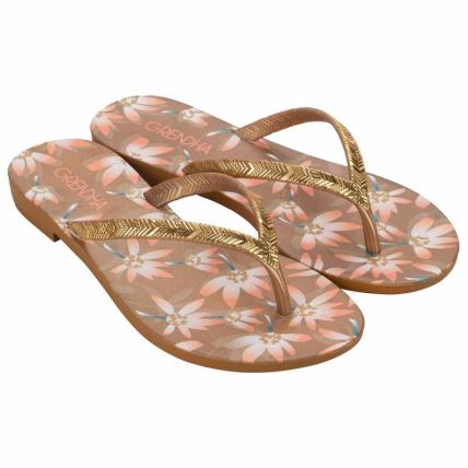 Rasteira Feminina Grendha Amor Em Flor - 19086 - Castor Flores - Atacado