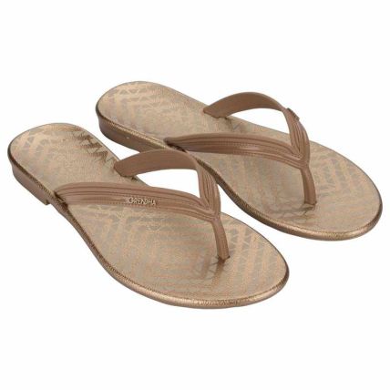 Rasteira Feminina Grendha Favorita - 19483 - Marrom Mocca - Atacado