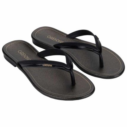 Rasteira Feminina Grendha Favorita - 19483 - Preto - Atacado