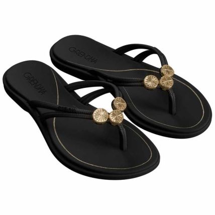 Rasteira Feminina Grendha Origens - 19373 - Preto - Atacado