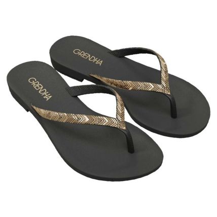 Rasteira Feminino Grendha Virtude - 19545 - Preto - Atacado