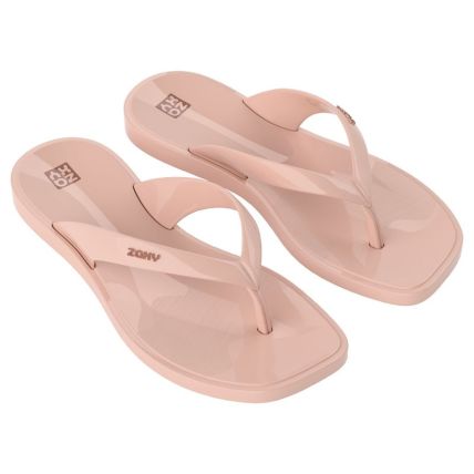 Rasteira Feminino Zaxy Jelly - 19547 - Nude Claro - Atacado