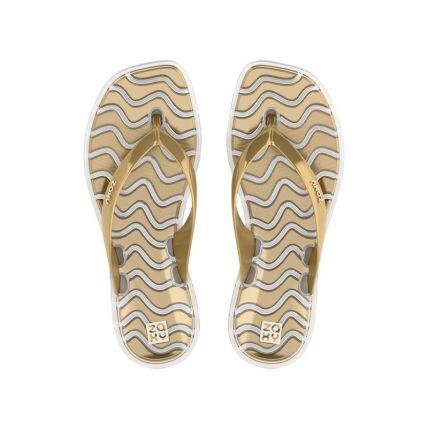 Rasteira Feminino Zaxy Jelly - 19547 - Ouro Rico - Atacado