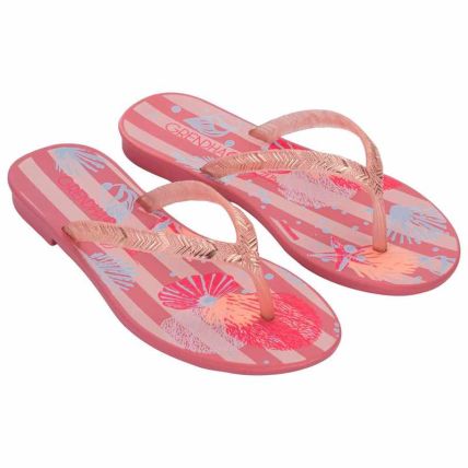 Rasteira Infantil Grendha Bela Amor Em Flor - 19313 - Rosa Doce Iriodin - Atacado