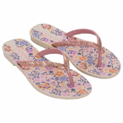 Rasteira Infantil Grendha Bela Amor Em Flor - 19313 - Rosa Suave Liberty - Atacado