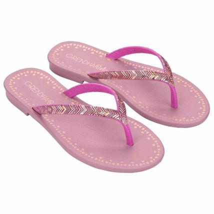 Rasteira Infantil Grendha Bela Ideal - 19484 - Lilas Primavera - Atacado