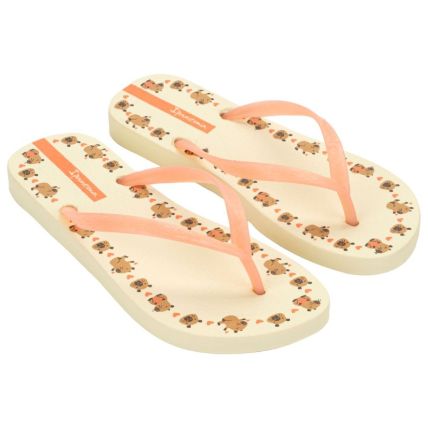 Chinelo Feminino Ipanema Day - 27321 - Bege/rosa Leitoso - Atacado