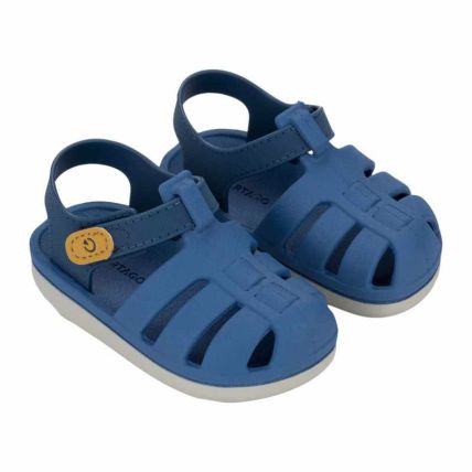 Sandalia Baby Cartago Oslo Ii - 12622 - Azul/bege - Atacado