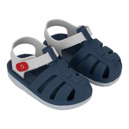 Sandalia Baby Cartago Oslo Ii - 12622 - Azul/cinza - Atacado