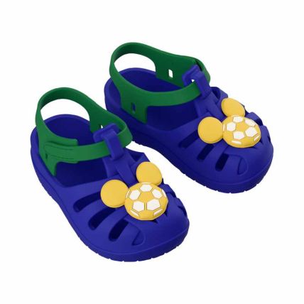 Sandalia Baby Disney Magic Aranha - 22303 - Azul/verde/amarelo - Atacado