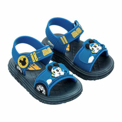 Sandalia Baby Disney Racing - 23493 - Azul Escuro/azul - Atacado
