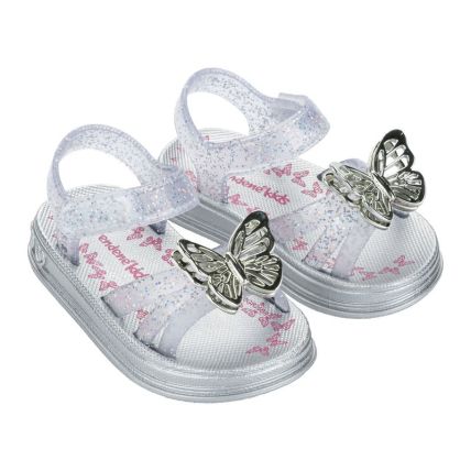 Sandalia Baby Gkids Lomy Bliss - 23498 - Cinza/prata - Atacado
