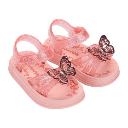 Sandalia Baby Gkids Lomy Bliss - 23498 - Rosa Medio/rosa Glitter - Atacado