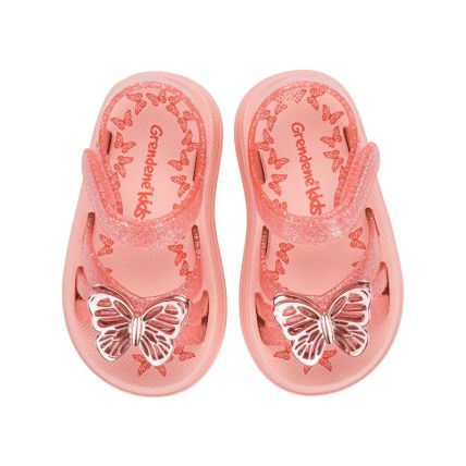 Sandalia Baby Gkids Lomy Bliss - 23498 - Rosa Medio/rosa Glitter - Atacado