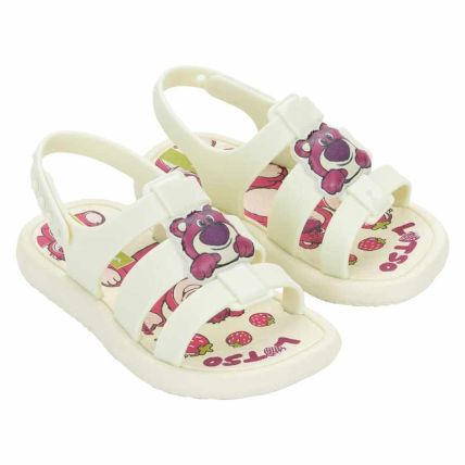 Sandalia Baby Ipanema Disney Cute - 27461 - Bege/rosa/verde - Atacado