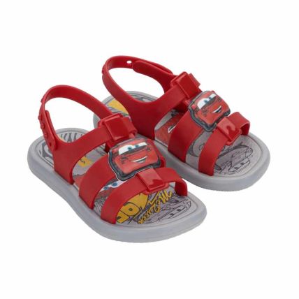 Sandalia Baby Ipanema Disney Cute - 27461 - Vermelho/cinza/amarelo - Atacado