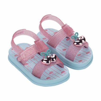 Sandalia Baby Ipanema Little Joy - 27492 - Azul/rosa Glitter - Atacado