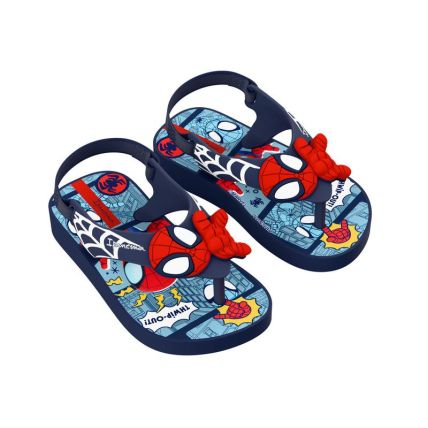 Sandalia Baby Ipanema Spidey - 27513 - Azul/branco/vermelho - Atacado