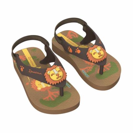 Sandalia Baby Ipanema Sporty - 27247 - Castor/marrom/amarelo - Atacado