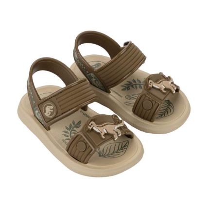 Sandalia Baby Jurassic Soft Step - 23414 - Bege/marrom - Atacado