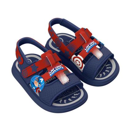 Sandalia Baby Marvel Cover - 23499 - Azul/azul/vermelho - Atacado