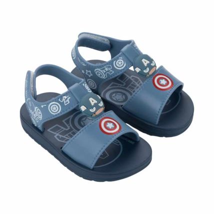 Sandalia Baby Marvel Run - 23442 - Azul/azul - Atacado