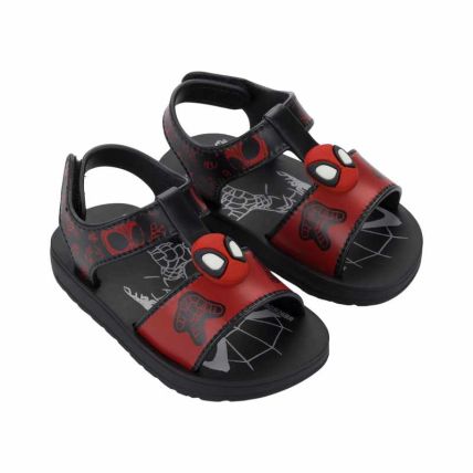 Sandalia Baby Marvel Run - 23442 - Preto/preto/vermelho - Atacado