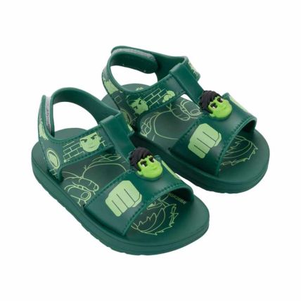 Sandalia Baby Marvel Run - 23442 - Verde/verde - Atacado