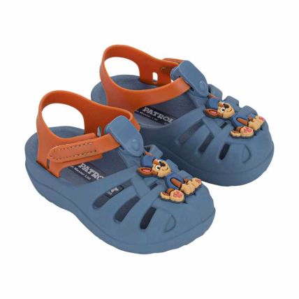 Sandalia Baby Patrulha Canina Space - 22710 - Azul/laranja - Atacado