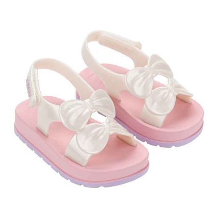 Sandalia Baby Zaxynina Doll - 19441 - Off White Claro Perolado - Atacado