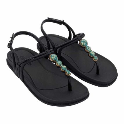 Sandalia Feminina Grendha Magnifica - 19288 - Preto - Atacado