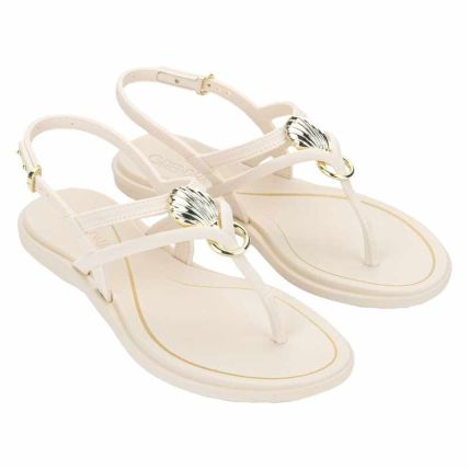 Sandalia Feminina Grendha Mare - 19376 - Off White Medio - Atacado